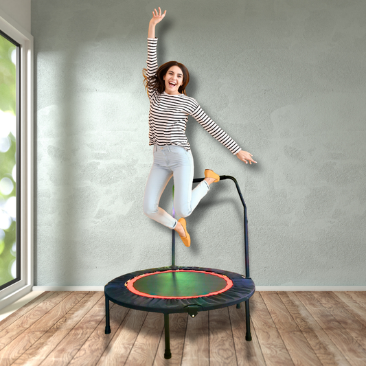 What is the best size mini trampoline for adults?