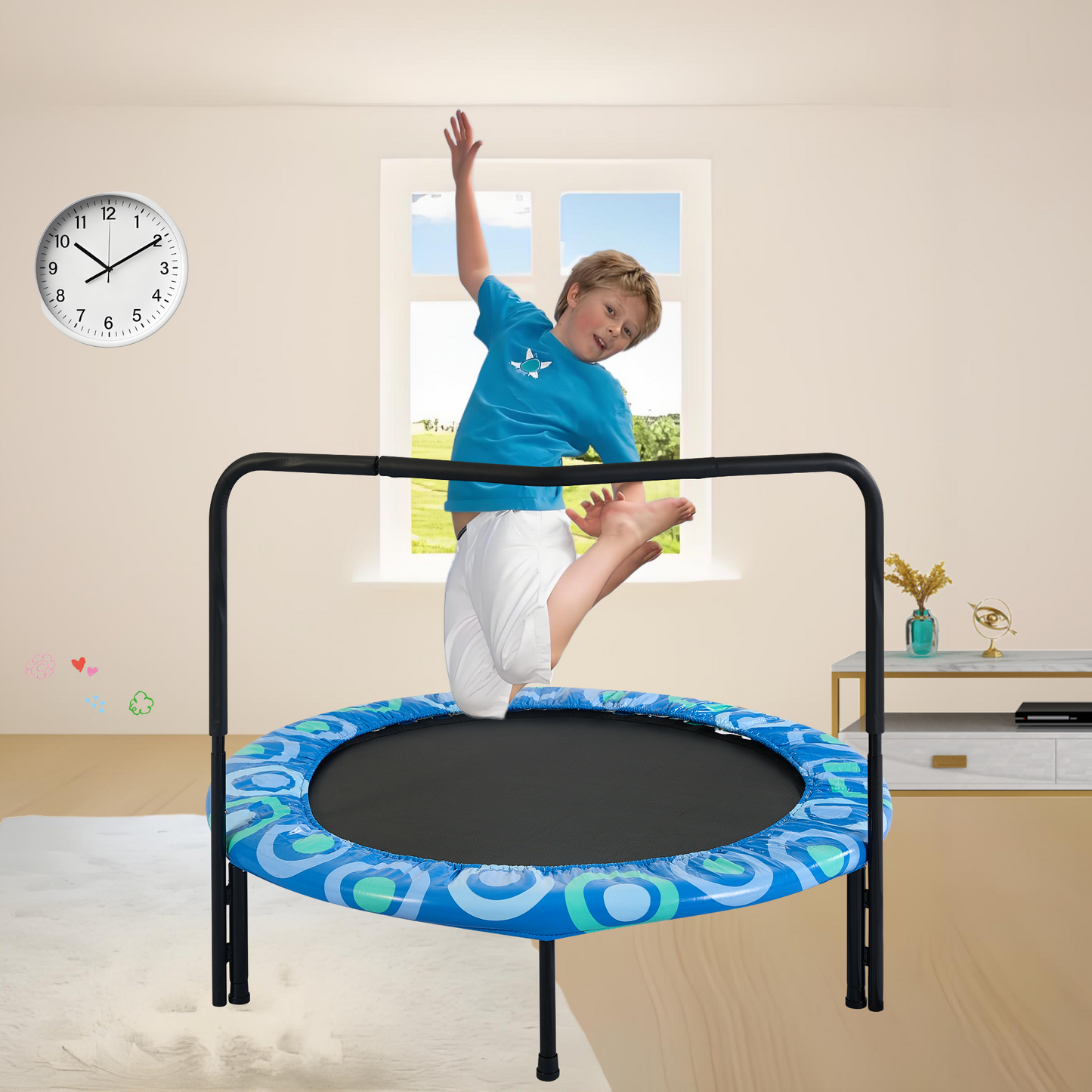 childrens mini trampoline