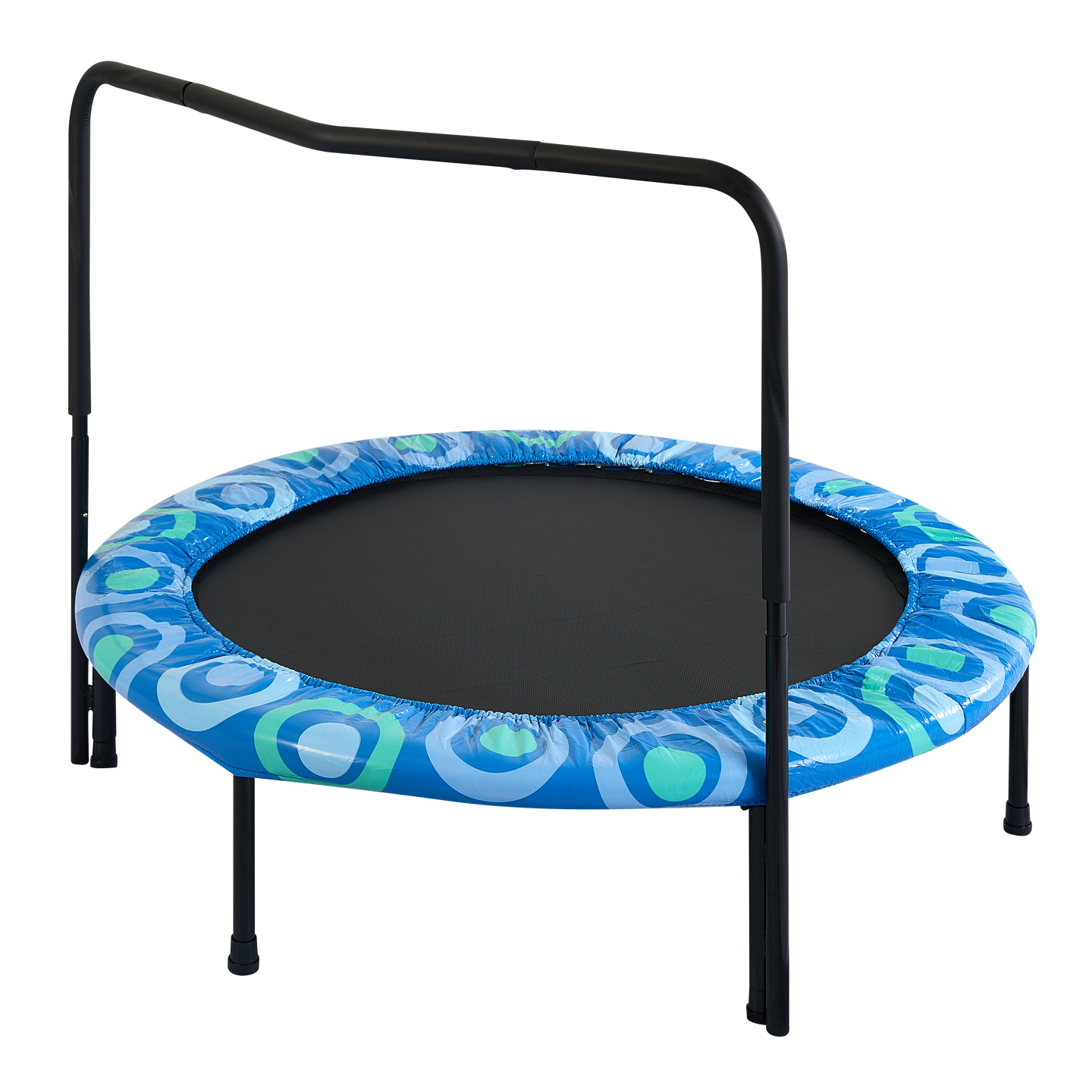 childs trampoline with handle