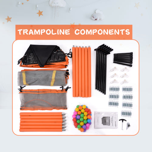 mini netted trampoline