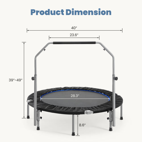 small exercise trampoline for adults