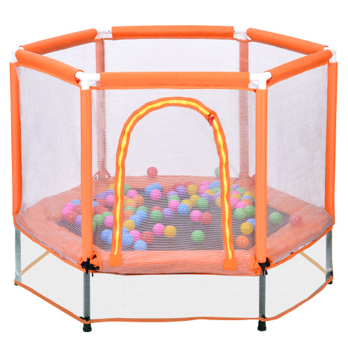 small trampoline with net